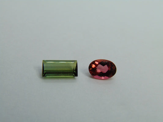 2.59ct Tourmaline 10x5mm 8x6mm