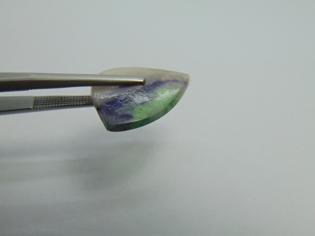 7.05ct Quartz With Fluorite 19x15mm