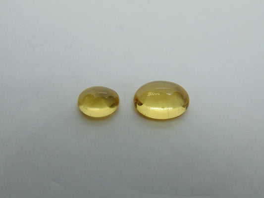 6.85ct Beryl Cabochon 12x9mm 9x7mm
