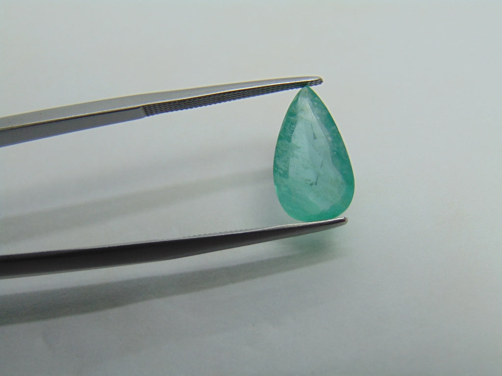 3.19ct Emerald 14x8mm