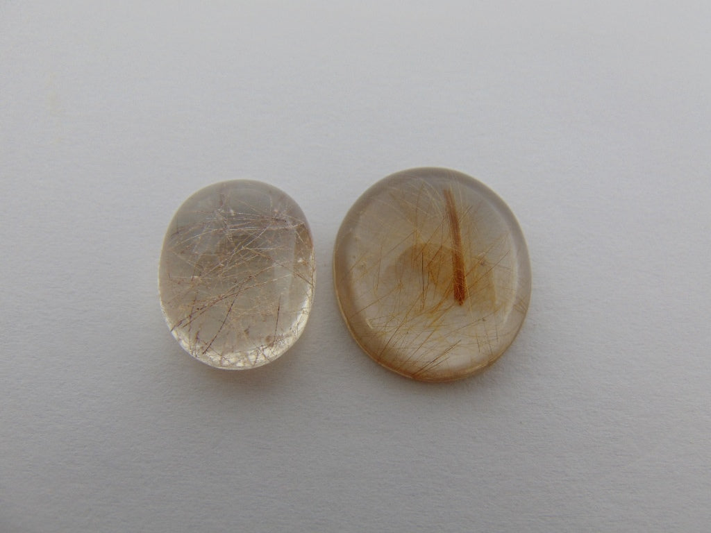 39.80ct Rutile 17.5x14.5mm 21.5x19mm