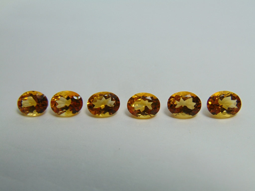 10.40ct Citrine Calibrated 9x7mm