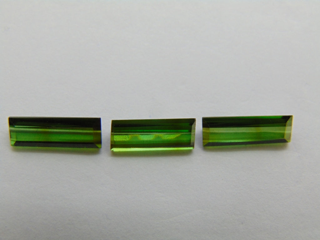 2.45ct Tourmaline 11x4mm 10x4mm