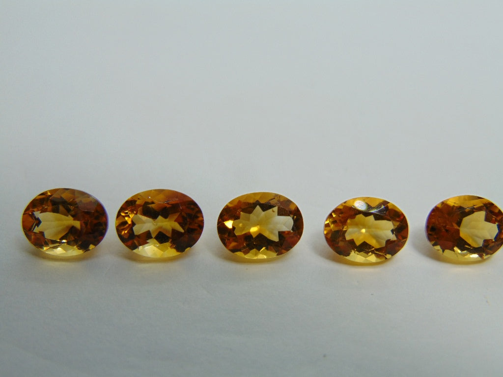 10.40ct Citrine Calibrated 9x7mm