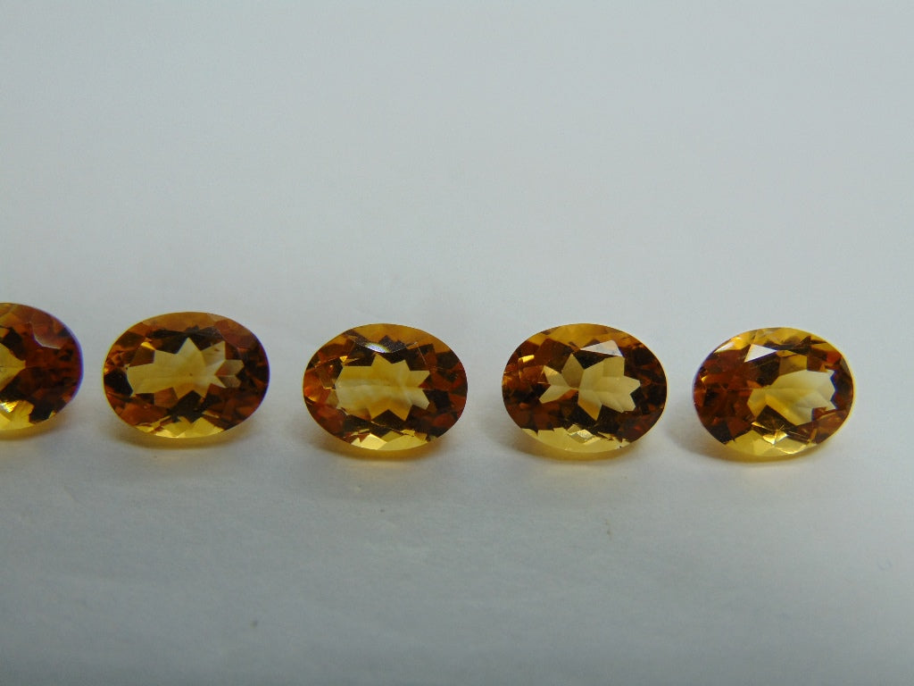 10.40ct Citrine Calibrated 9x7mm