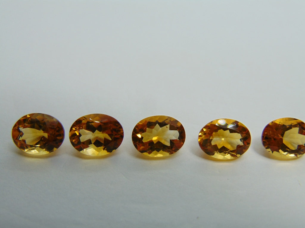 10.40ct Citrine Calibrated 9x7mm