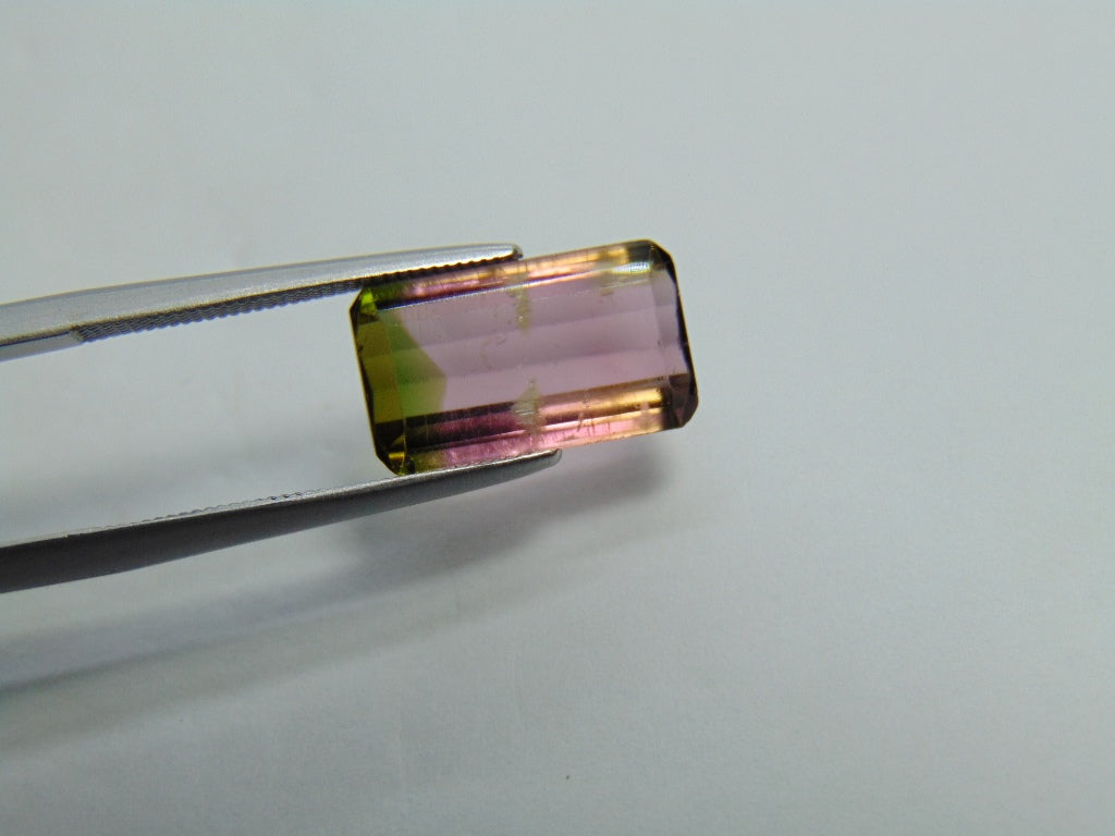 4ct Tourmaline Bicolor 13x8mm