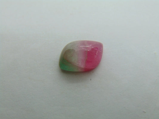 6ct Tourmaline Tricolor 14x9mm