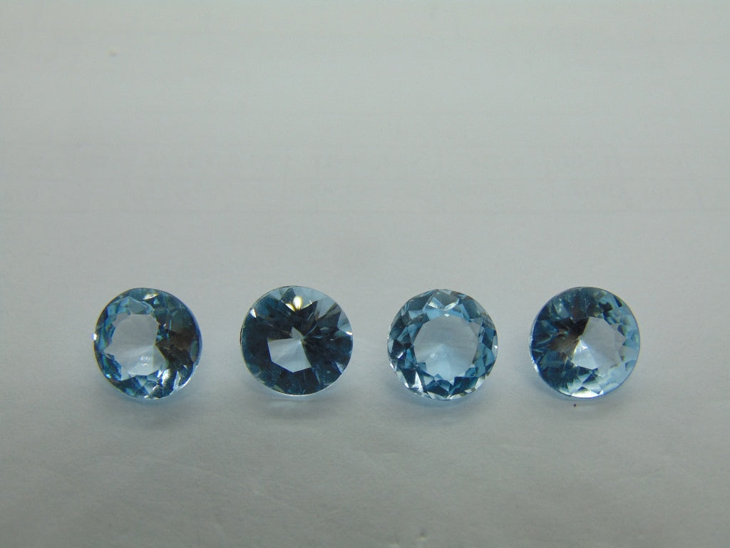 11.90cts Topaz Sky 9mm