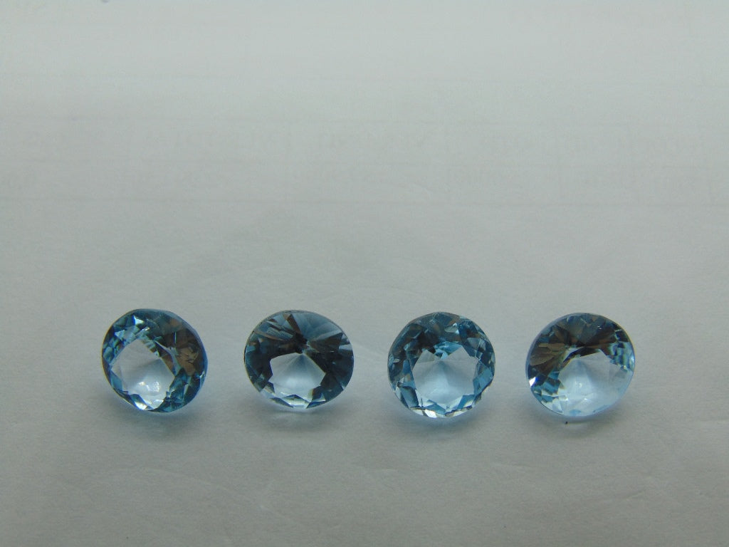 11.90cts Topaz Sky 9mm