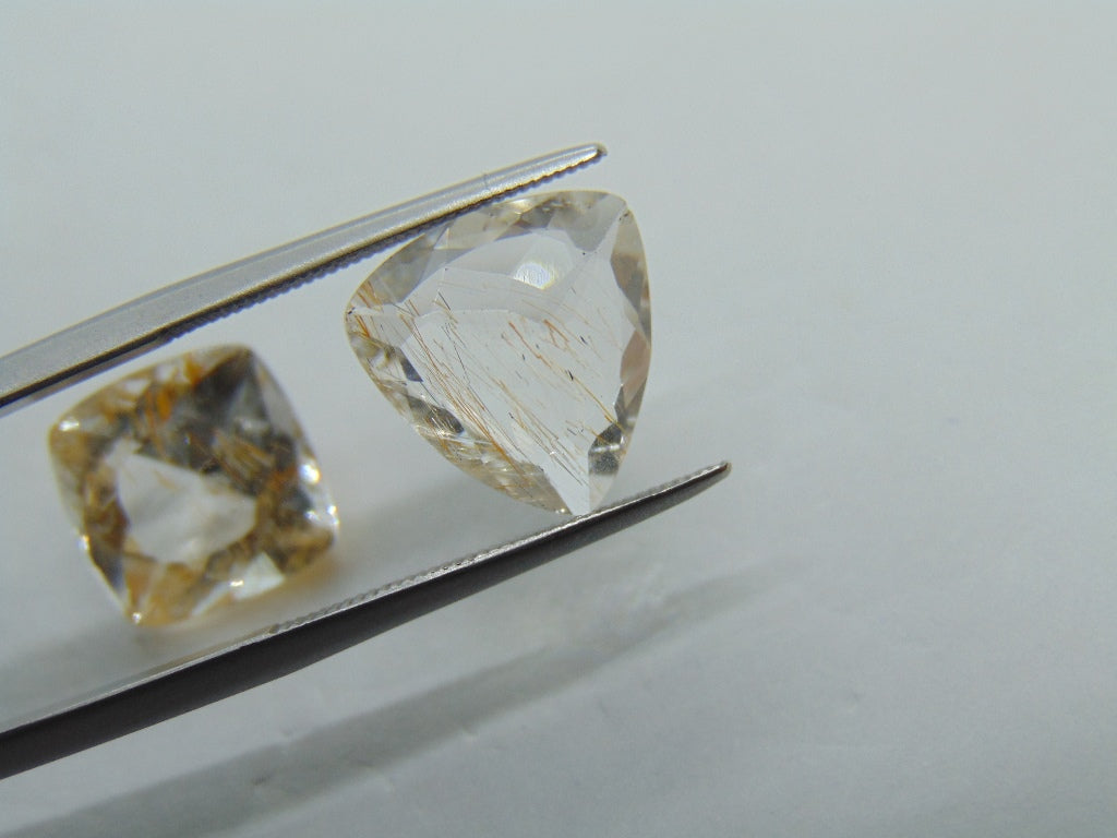 13.20ct Topaz With Needle 11mm 12mm