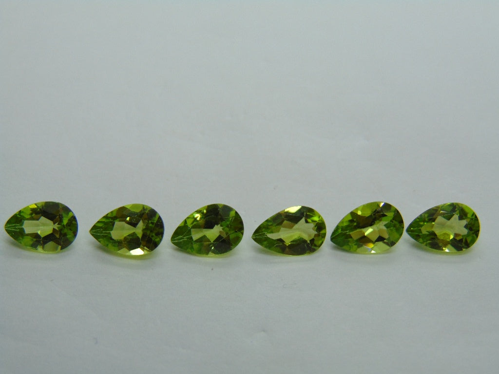7.85ct Peridot Calibrated 9x6mm
