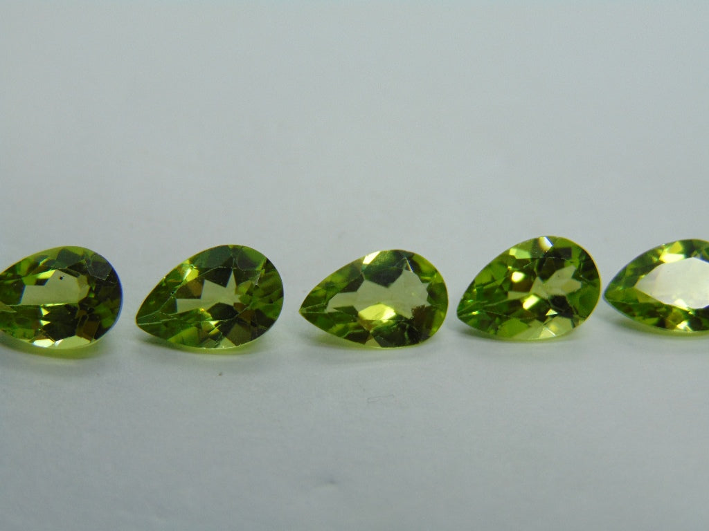 7.85ct Peridot Calibrated 9x6mm