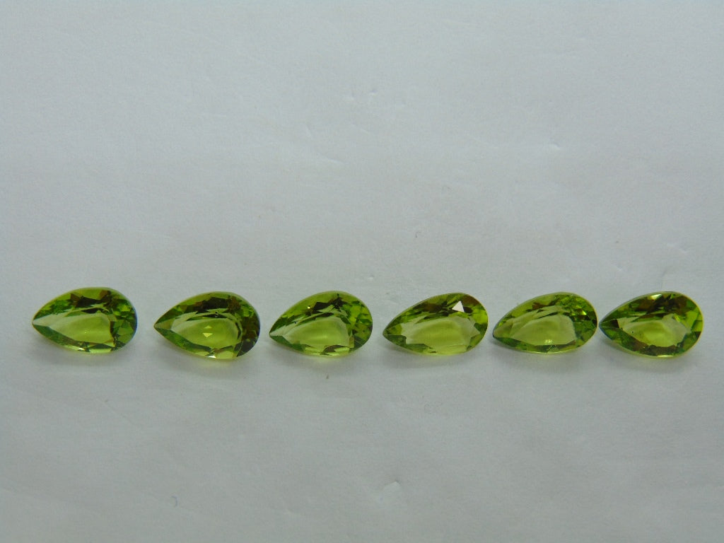 7.85ct Peridot Calibrated 9x6mm