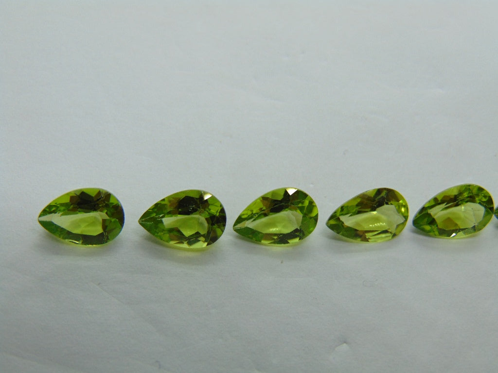7.85ct Peridot Calibrated 9x6mm