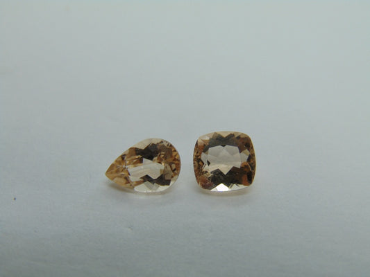 2.35ct Morganite 8x6mm 6.5mm