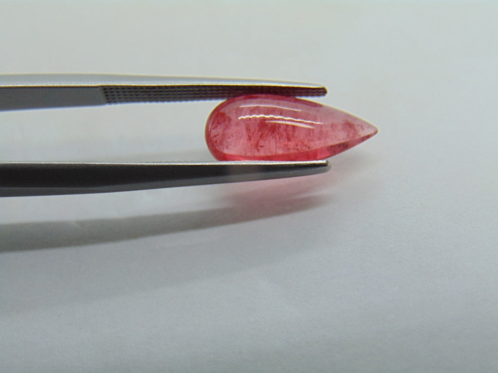 2.69ct Rhodonite Cabochon 14x6mm