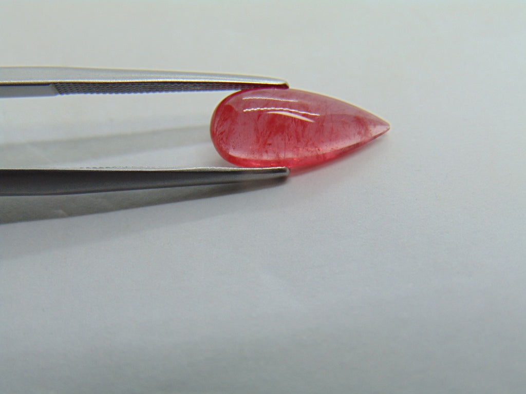 2.69ct Rhodonite Cabochon 14x6mm