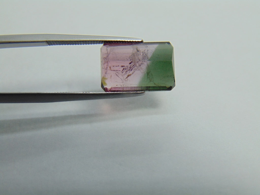 6.40ct Tourmaline bicolor 14x9mm