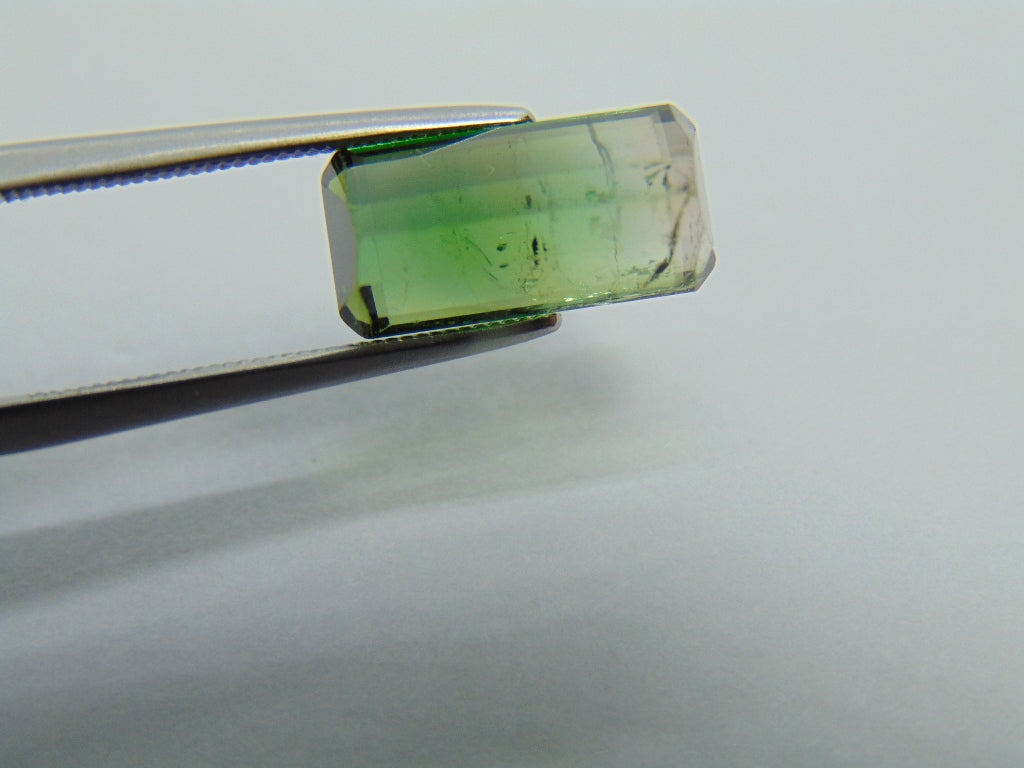 4.60ct Tourmaline Bicolor 13x6mm