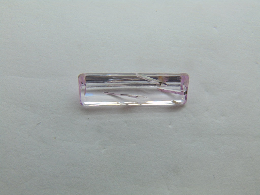 6.45ct Kunzite With Needles 21x7mm