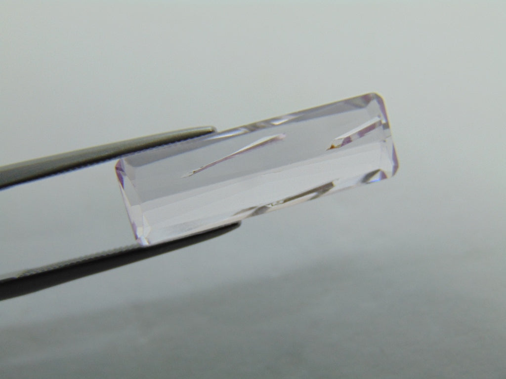 6.45ct Kunzite With Needles 21x7mm