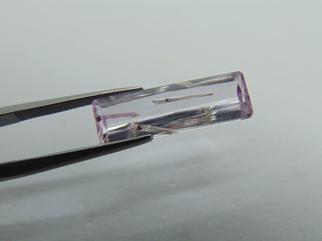 6.45ct Kunzite With Needles 21x7mm