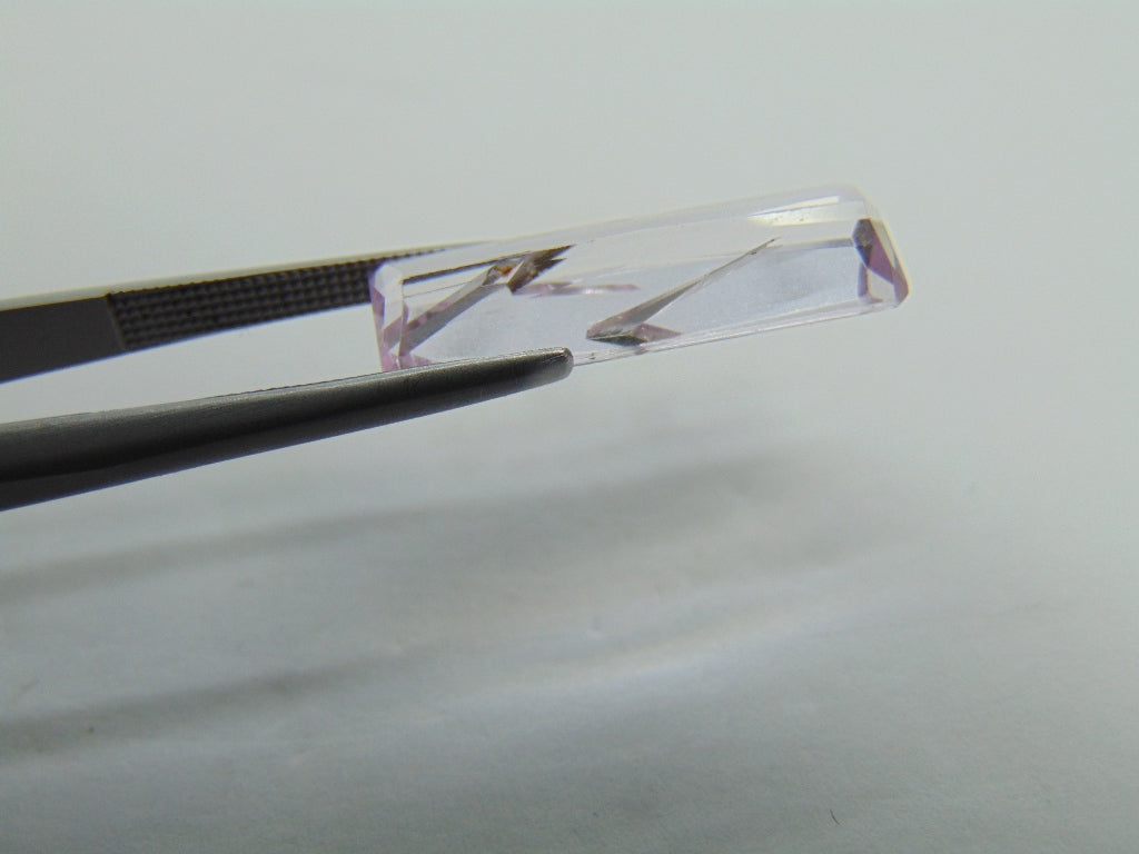 6.45ct Kunzite With Needles 21x7mm