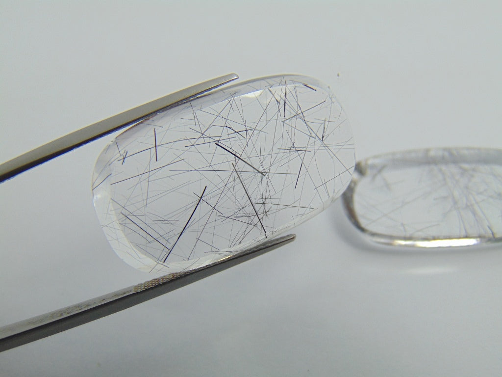 67.60cts Quartz (Inclusion) Pair