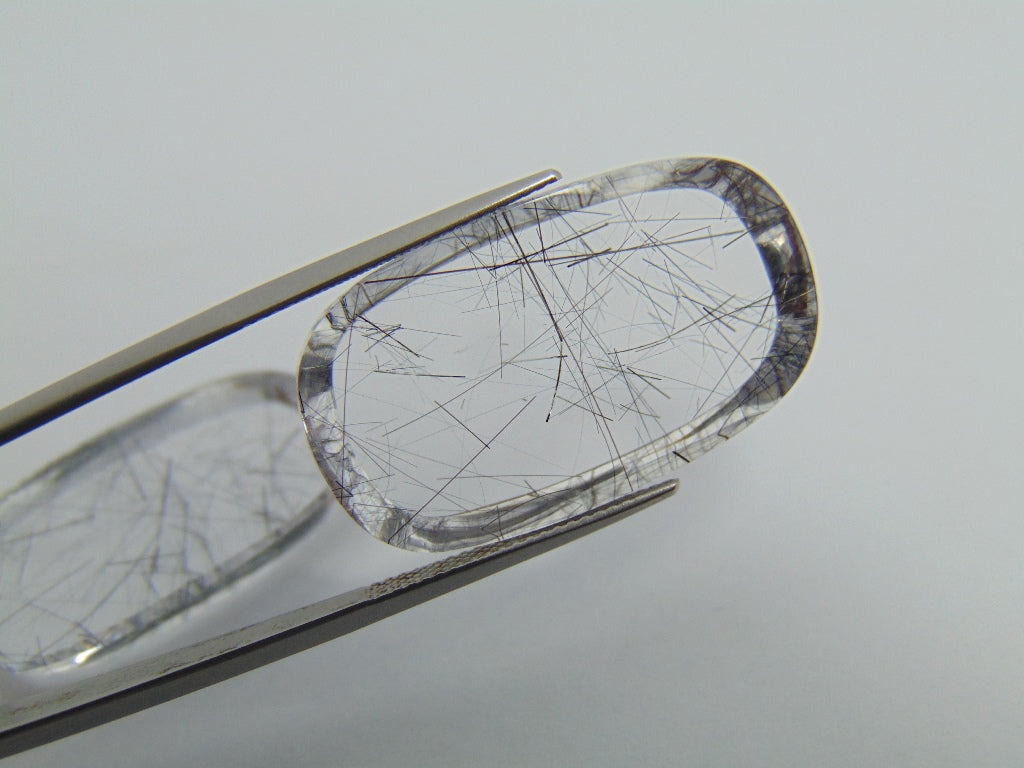 67.60cts Quartz (Inclusion) Pair