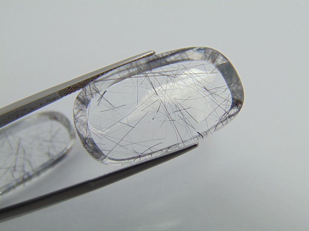 67.60cts Quartz (Inclusion) Pair
