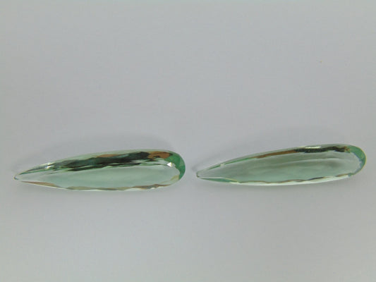 19cts Prasiolite (Pair)