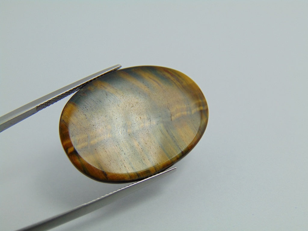 40.70cts Quartz Tiger Eye 31x22mm