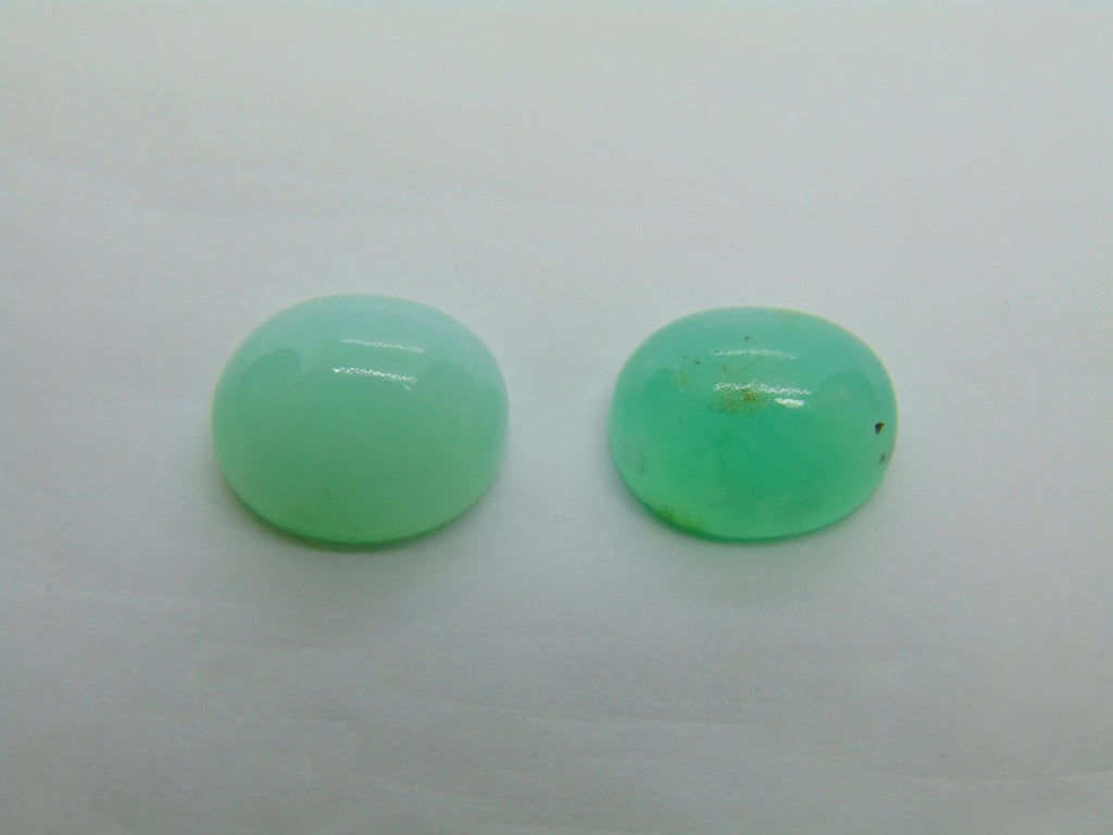 18.80ct Chrysoprase Cabochon 14x12mm
