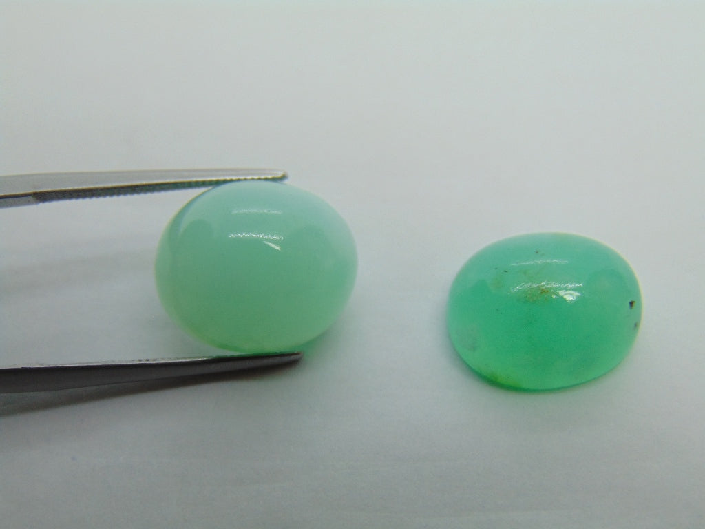 18.80ct Chrysoprase Cabochon 14x12mm
