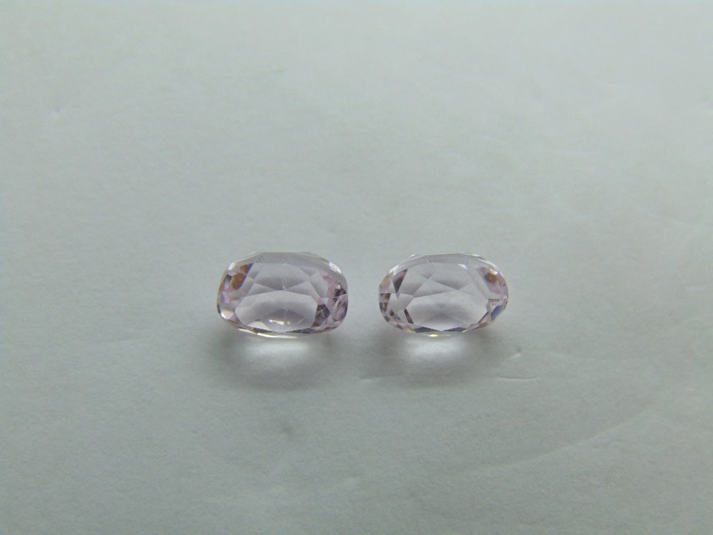 2.60ct Kunzite Pair 7x5mm