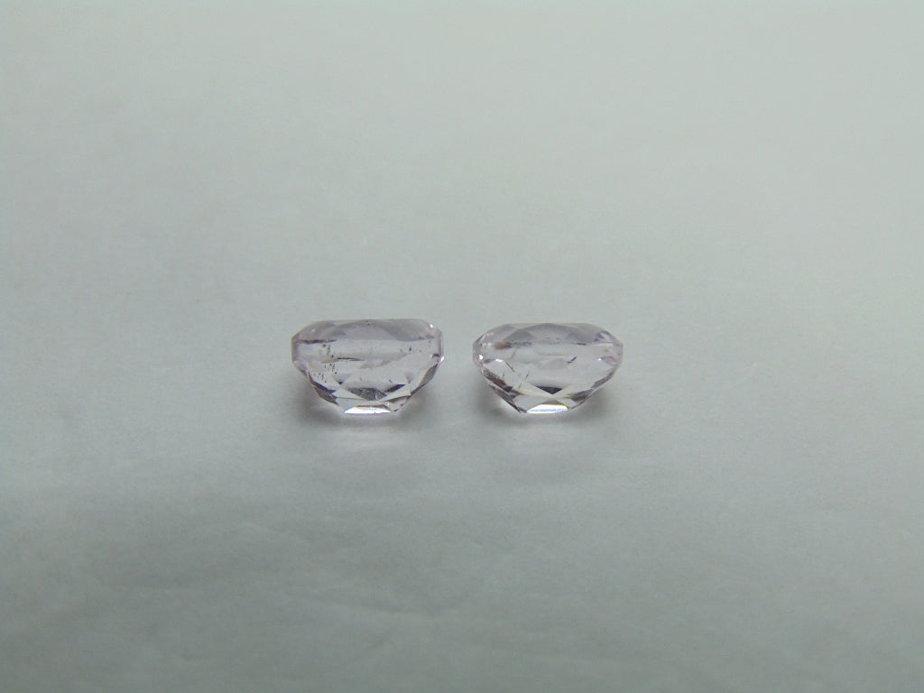 2.60ct Kunzite Pair 7x5mm