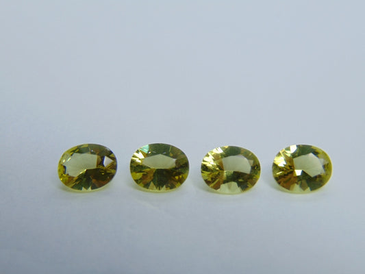 9.05ct Quartz Green Gold Calibrated 10x8mm