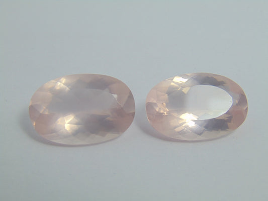 33.10cts Quartz Rose (Pair)