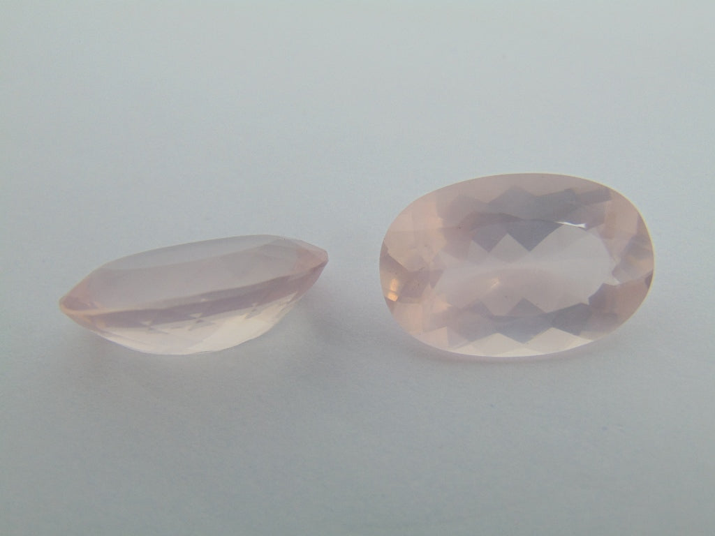 33.10cts Quartz Rose (Pair)