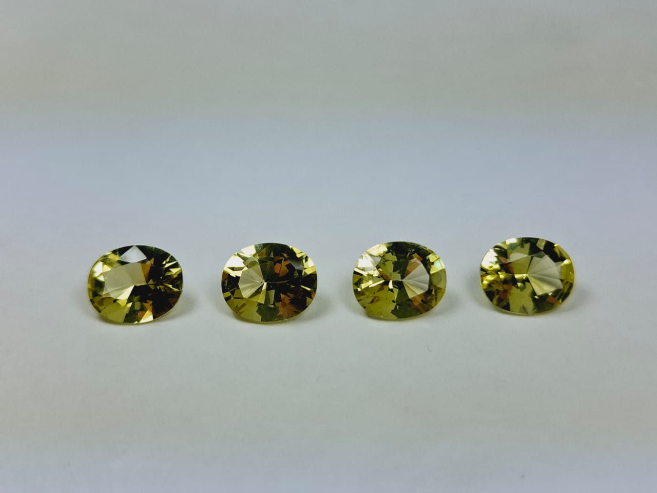 12.30ct Green Gold Calibrated 11x9mm