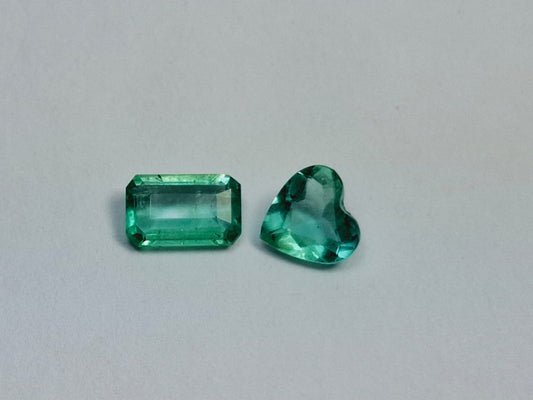 1.09ct Emerald 7x4mm 6mm