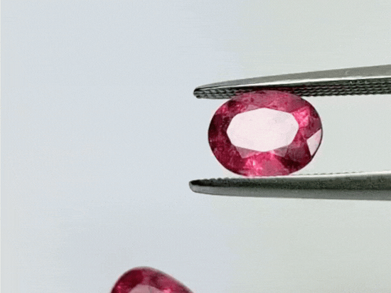 2.60ct Rubellite 8x6mm 10x5mm