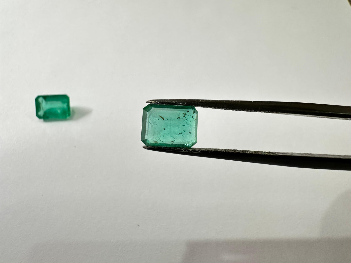 2.85ct Emerald Pair 8x6mm