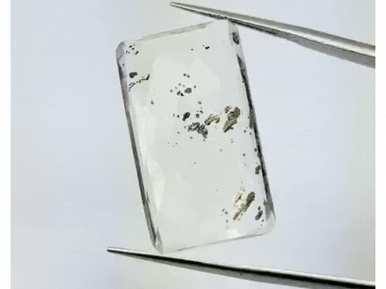 29ct Quartz Pyrite 29x16mm