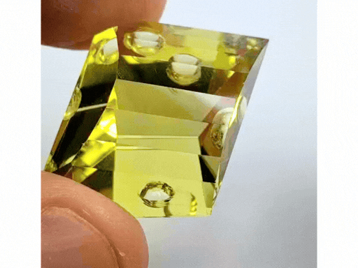 46ct Green Gold 30x22mm