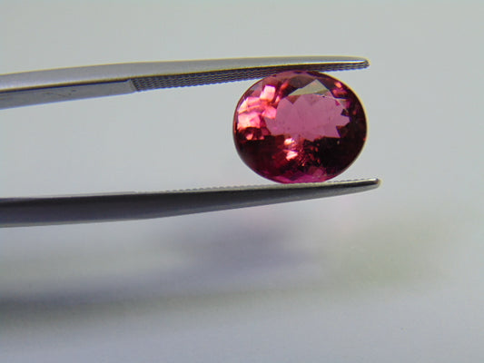 3.70ct Rubellite 10x8.5mm