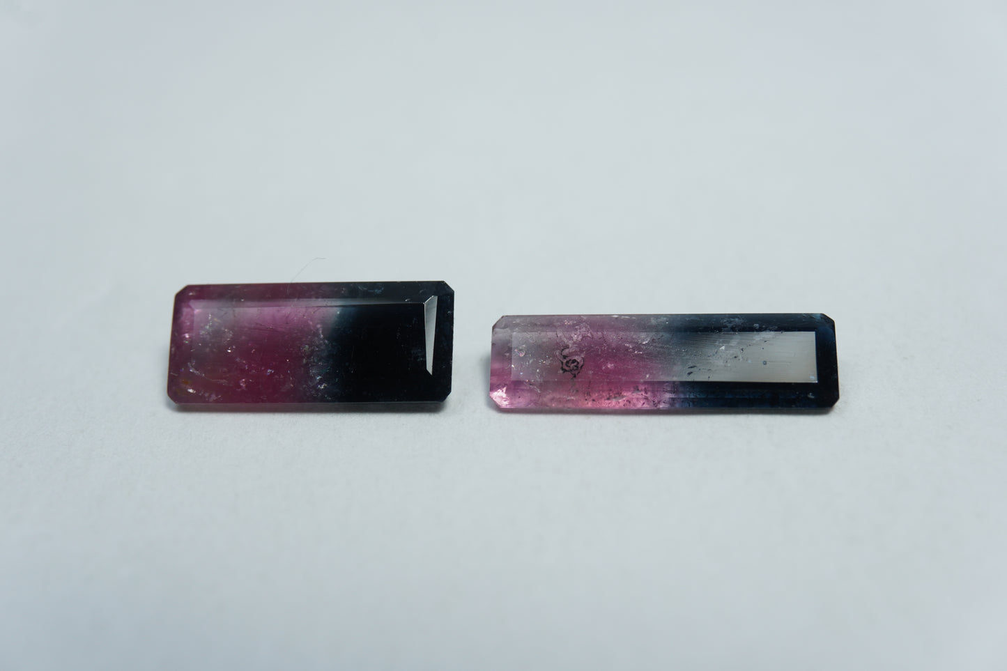 3.58ct Tourmaline Bicolor 12x6mm / 15x5mm