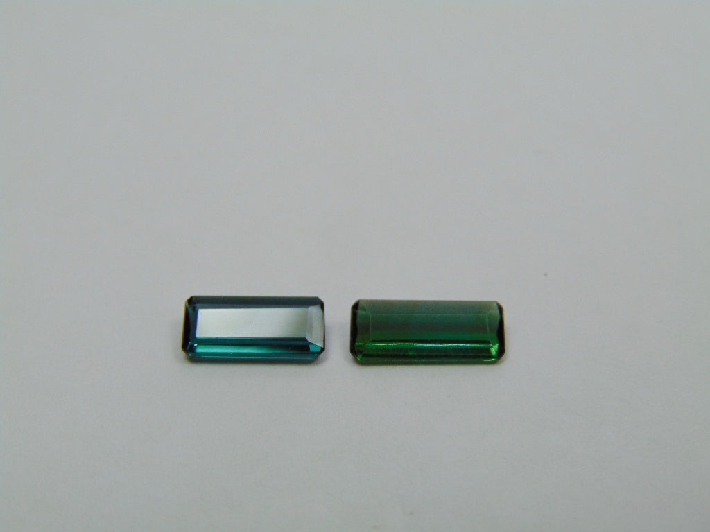 1.95ct Tourmaline 11x4mm 9x4mm