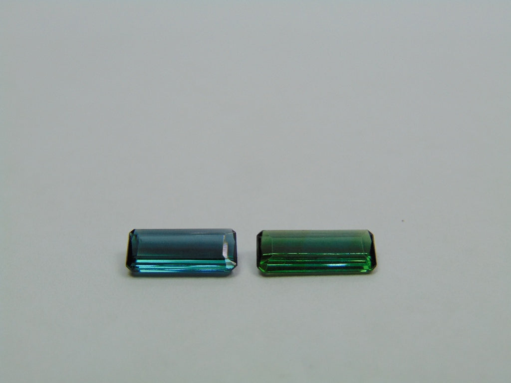 1.95ct Tourmaline 11x4mm 9x4mm